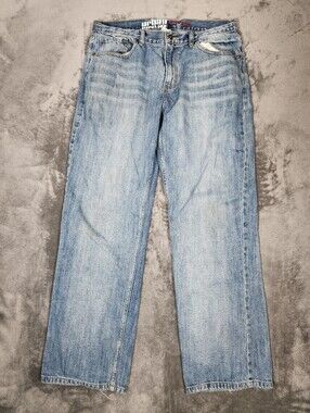 urban pipeline Light Wash Loose Straight Cut Jeans for Men